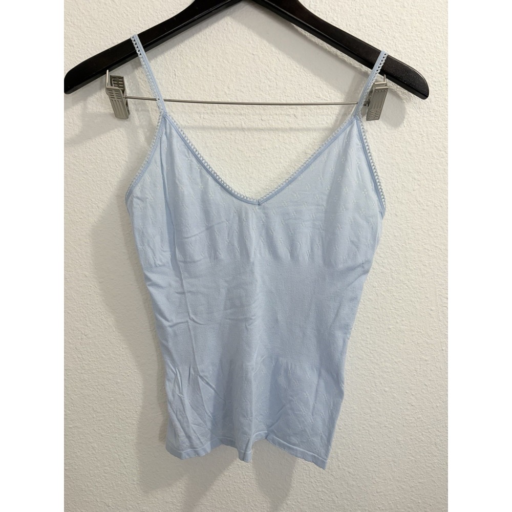 Women's Lauren Ralph Lauren Baby Blue Tank Top Size One Size Fits Most Stretch